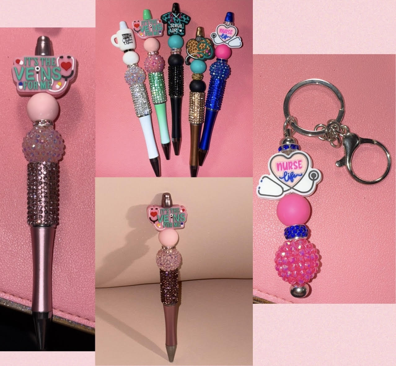 Beaded Pens & Beaded Key Chains