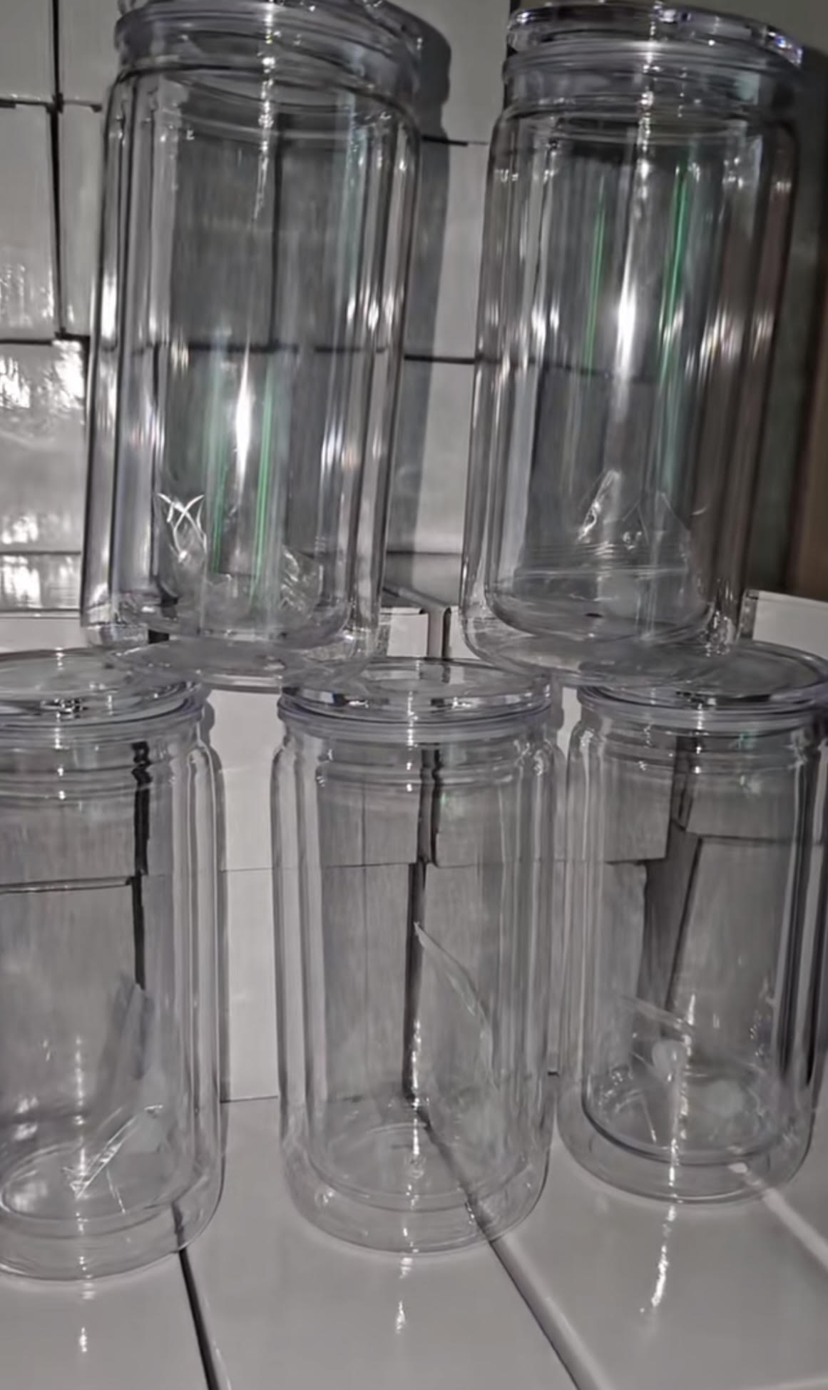 CUSTOM 16 OZ SNOWGLOBE TUMBLER (GLASS OR PLASTIC)
