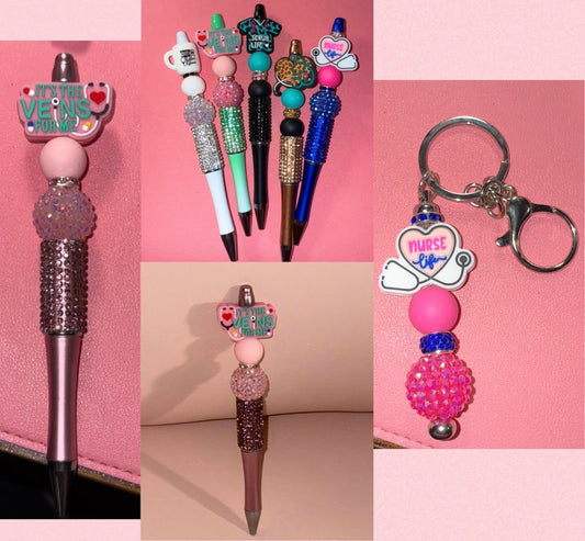 Beaded Pens & Beaded Key Chains